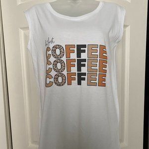 But First...Coffee Sleeveless Tee